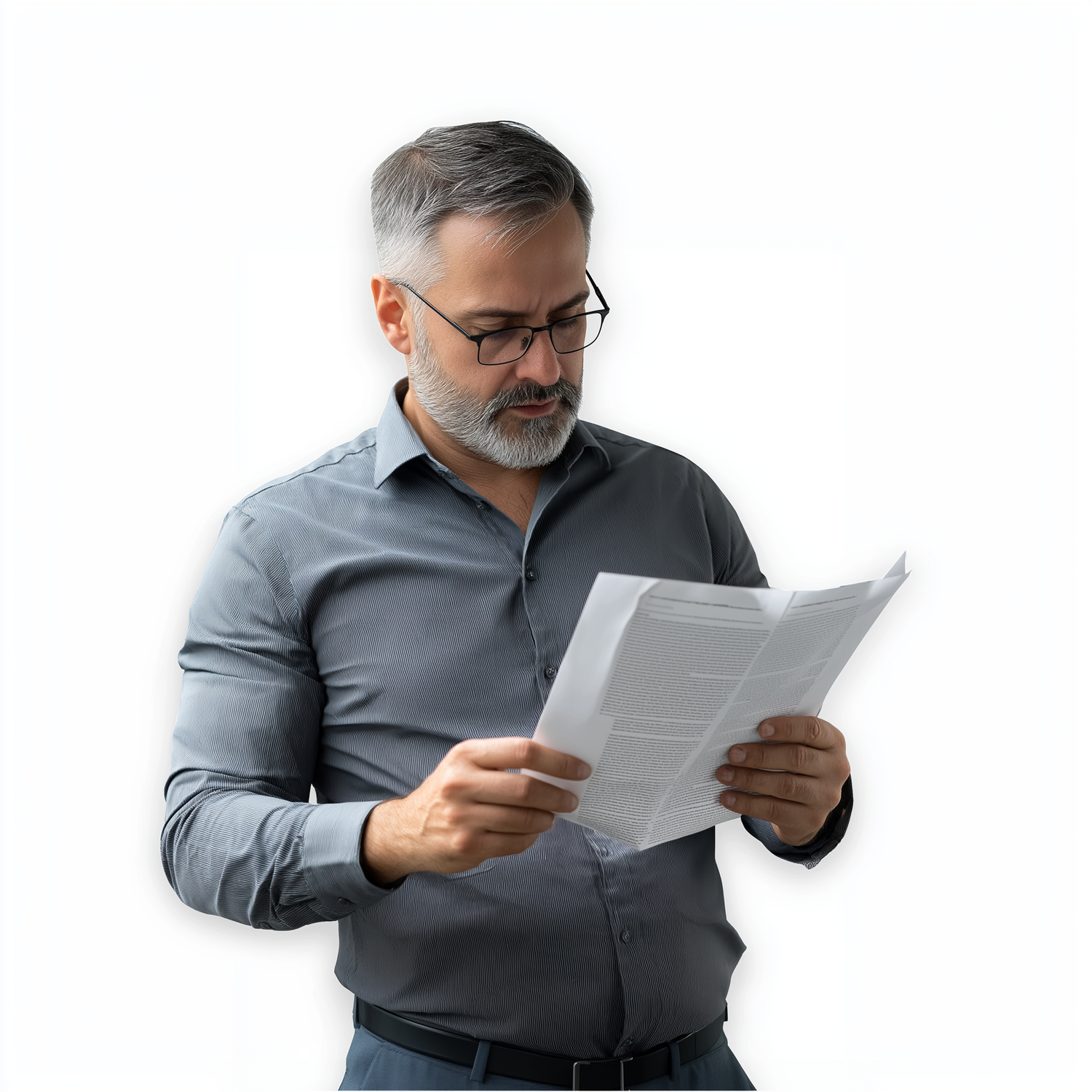 Cliente leyendo su Plan de Empresa